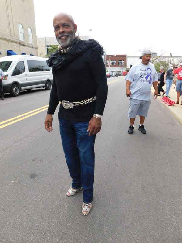 Residents walk to end domestic violence